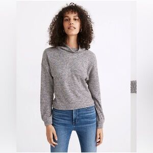 Madewell Multicolor Striped Cowl Neck Sweater